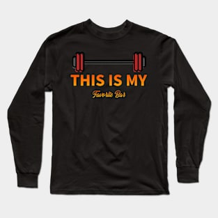 This is My Favorite Bar Long Sleeve T-Shirt